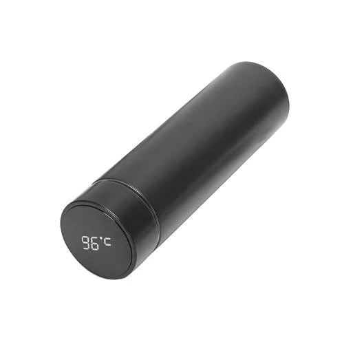 Garrafa Térmica de Inox, com Sensor Digital Inteligente de Temperatura LED, para Bebidas Quentes e Frias