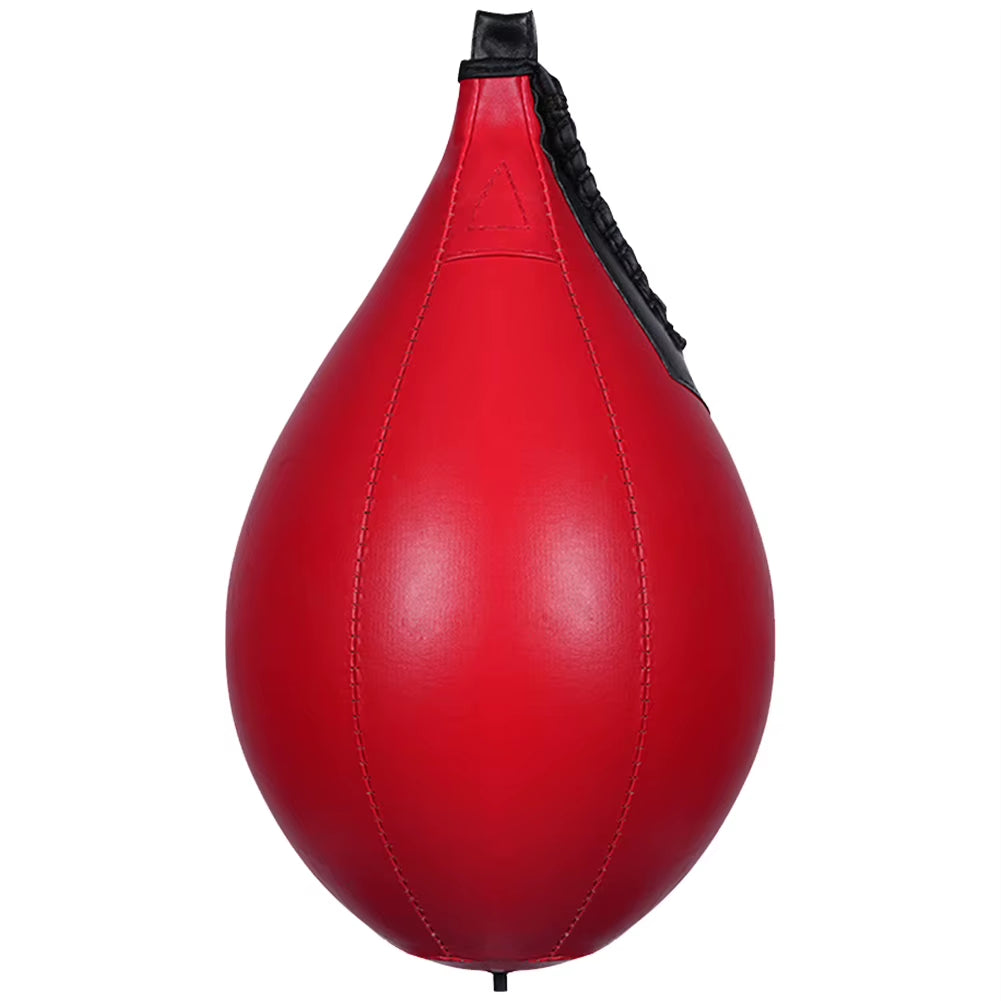 Bola de Velocidade de Boxe Suspensa em Couro PU – Saco de Pancadas para Reflexo, Alívio do Estresse e Treino de Golpe