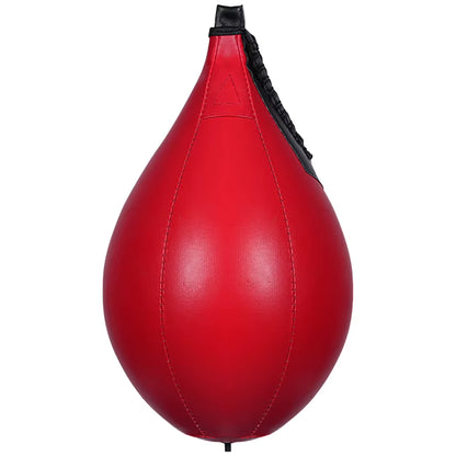 Bola de Velocidade de Boxe Suspensa em Couro PU – Saco de Pancadas para Reflexo, Alívio do Estresse e Treino de Golpe