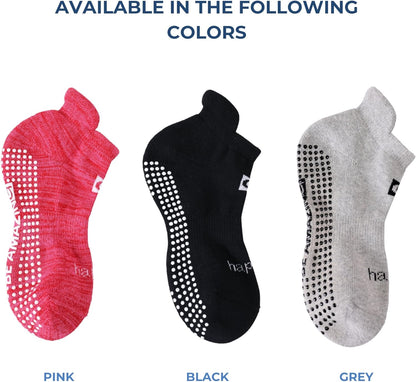 Meias Antiderrapantes Unissex – Perfeita para Mulheres, Homens, Academia e Recuperação